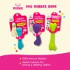 PIXXIE Dog Rubber Bone