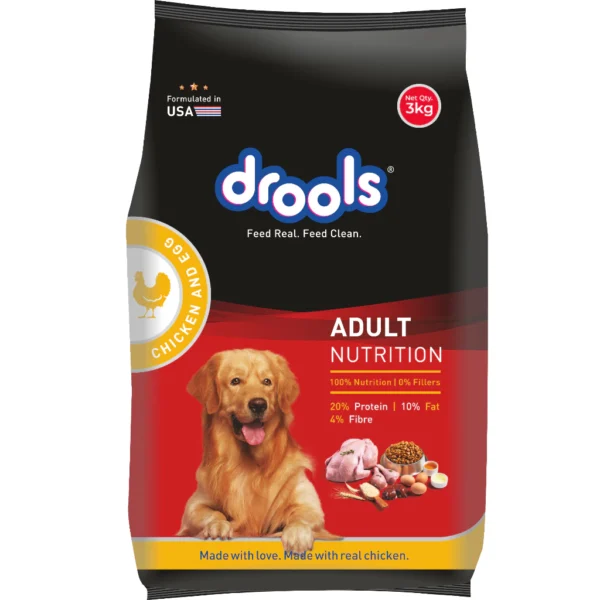 my-11134207-820le-mhlilwpdhn2cb7.webp Drools Daily Nutrition Chicken and Egg Adult 3KG Dog food