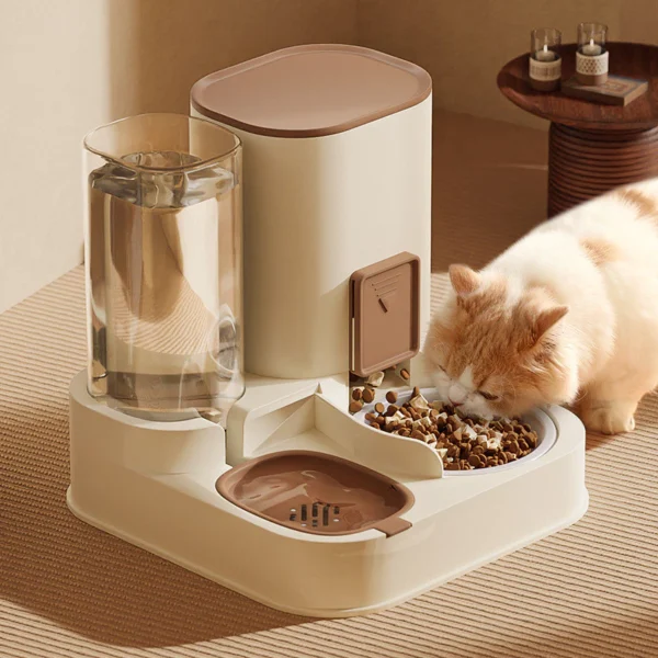 sg-11134201-825zn-ml059snfp3b48d.webp 2.3L Automatic Cat Feeder and Water Dispenser 2 in 1 with Removable Bowl