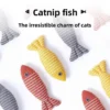 Fish shaped cat toy   Catnip fish shaped cat toy   Soft bite toy