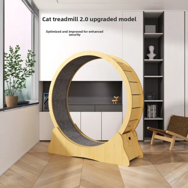 sg-11134201-8262f-mldbmqa1qi9v52-1.webp Silent Cat Treadmill Wooden Solid Climbing Wheel Weight Loss Fitness Roller Silent Exercise Cat Toy