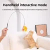Cat Teaser Wand with Suction Cup cat toy cat to play by itself Kitten Toys Interactive Feather Stick Detachable